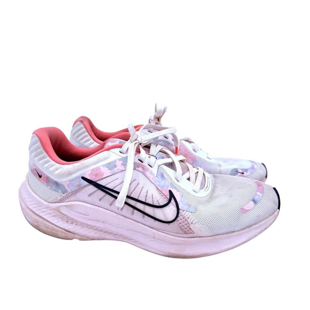 Nike Women's Quest 5 Premium White Pearl Pink Sneakers Size 8